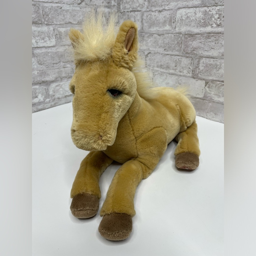 Vintage Dakin Plush Horse Lou Rankin Friends Stuffed Animal Palomino Lovey 14”